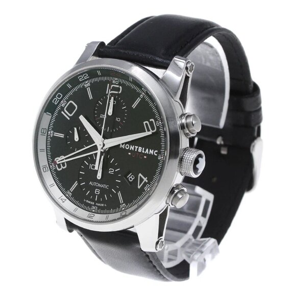 MONTBLANC Timewalker UTC 7263 Chronograph Black Dial Automatic Men's - Picture 3 of 7